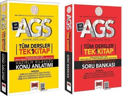 Yargı MEB-AGS Tüm Dersler Konu Anlatımı + Soru Bankası 2 li Set Yargı Yayınları
