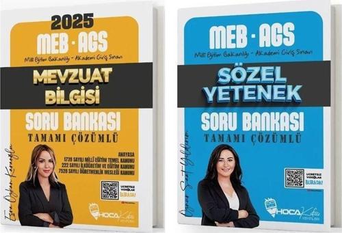 Hoca Kafası 2025 MEB-AGS Mevzuat Bilgisi + Sözel Yetenek Soru Bankası 2 li Set