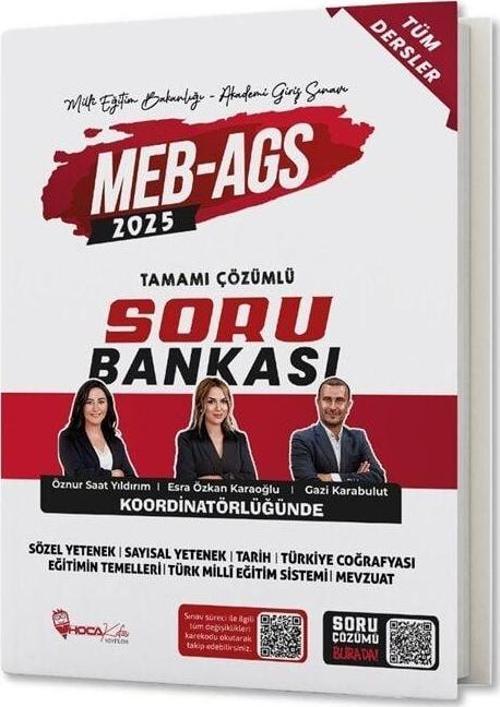 Hoca Kafası 2025 MEB-AGS Tüm Dersler Soru Bankası Çözümlü Hoca Kafası Yayınları