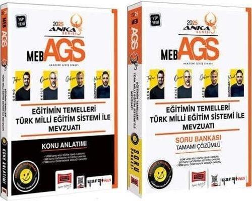 Yargı 2025 MEB-AGS Eğitimin Temelleri ve Türk Milli Eğitim ile Mevzuatı Konu + Soru Bankası 2 li