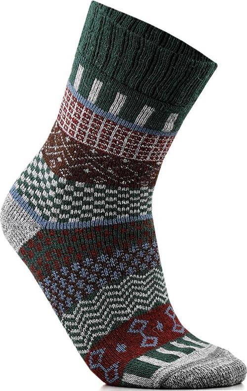 Yumuşak ve Sıcak Tutan Yapılı Günlük Kullanım İçin Yün Çorap Renkli