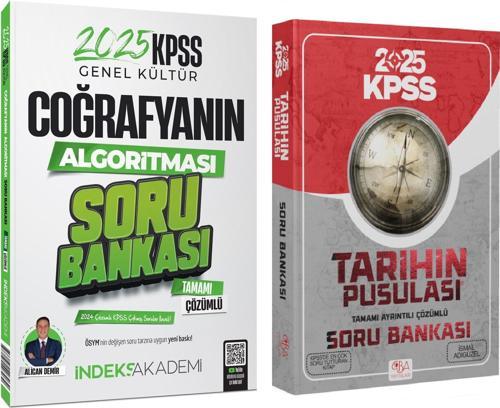 CBA + İndeks 2025 KPSS Tarihin+Coğrafya Pusulası Soru Bankası 2 li Set -  CBA + İndeks Akademi 