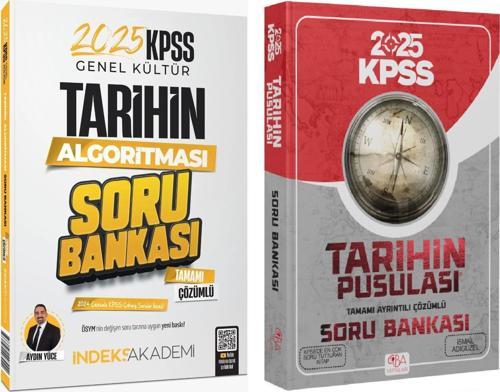 CBA + İndeks 2025 KPSS Tarihin Pusulası Soru Bankası 2 li Set -  CBA + İndeks Akademi 