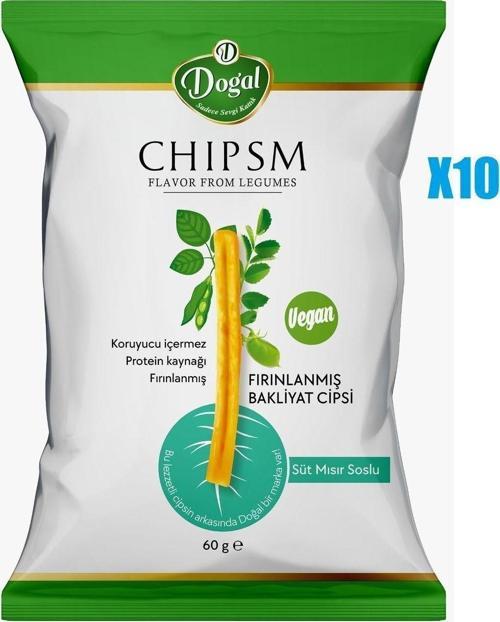 Doğal Agro CHIPSM KAJUN SOSLU Bakliyat Cipsi-10'LU PAKET