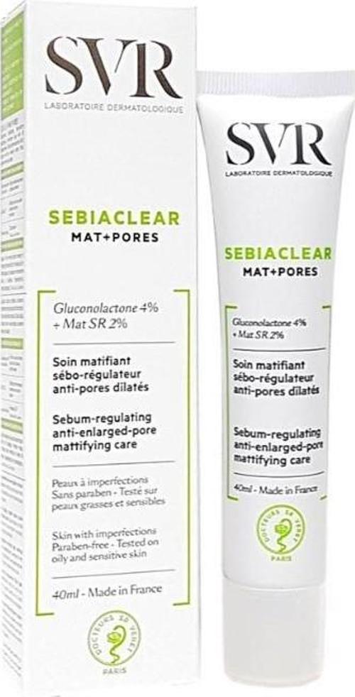 Sebiaclear Mat Pores 40ml | Yağlı Ciltler için Matlaştırıcı Krem