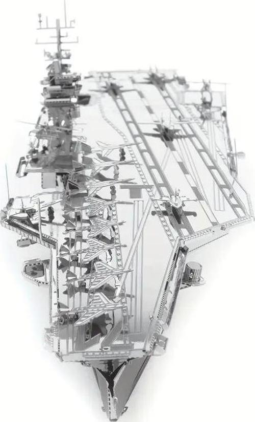 USS Theodore Roosevelt Uçak Gemisi 3D Metal Maket Bulmaca Puzzle modeli kitleri DIY 14+ Yaş 120 parç
