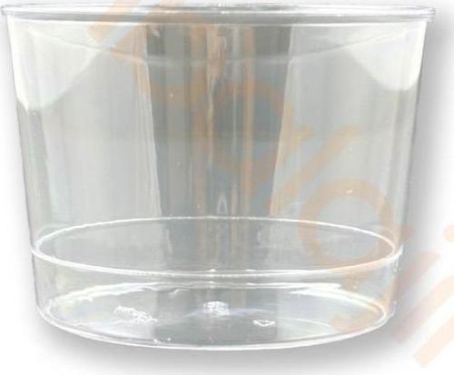 Sert Plastik Tatlı Kasesi Magnolya Kabı 250Ml