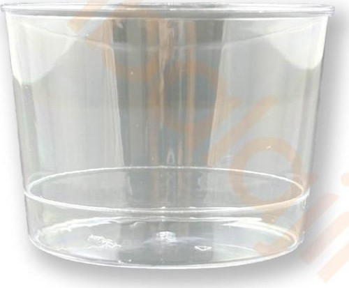 Sert Plastik Tatlı Kasesi Magnolya Kabı 250Ml
