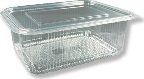 Plastik Sızdırmaz Kap 2000 Gr Cc 2Kg Kullan At Tek Kullanımlık Plastik Kapaklı Kase