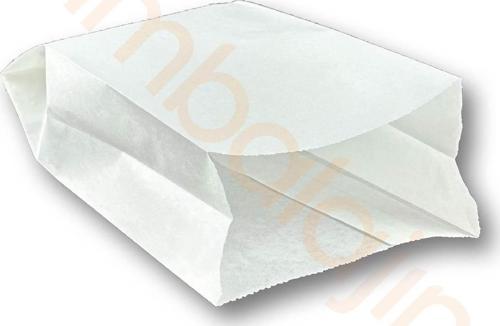 Küçük Boy Yağlı Kese Kağıdı, Hediye Paketi 12X20Cm Beyaz Renk