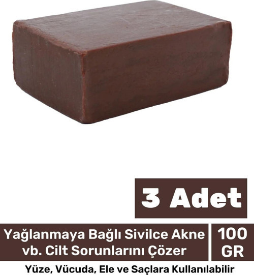 100% Doğal Güzel Kokulu El Yüz Saç Vücut Cilt Onaran Kolajen Etkili Amber Bitkisel Sabun 3 Adet