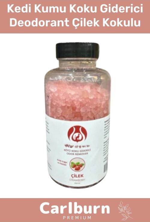 Evcil Hayvan Kedi Kumu Koku Giderici Çilek Kokulu Deodorant Sülfat Epsom Tuzu 350Gr