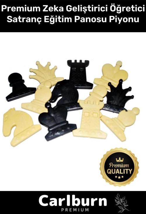 Premium Eğitici Zeka Geliştirici Öğretici Eğlence Aile Etkinlik Satranç Eğitim Panosu Piyonu