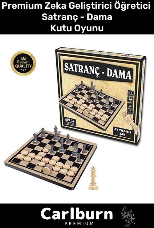 Premium Eğitici Zeka Geliştirici Öğretici Eğlence Aile Parti Yılbaşı Etkinlik Dama Satranç