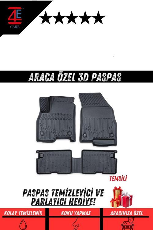 Dacıa Dokker 2024 3D Havuzlu Paspas