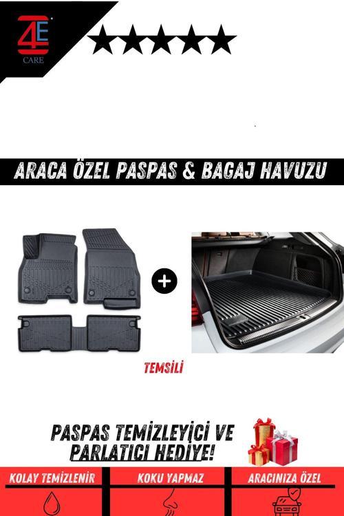 Toyota Corolla Cross 2024 3Duyumlu  Havuzlu Paspas & Bagaj Havuzu Set