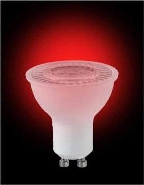 Çanak Led Spot Ampul 7W GU10 KIRMIZI (Starter Duylu)