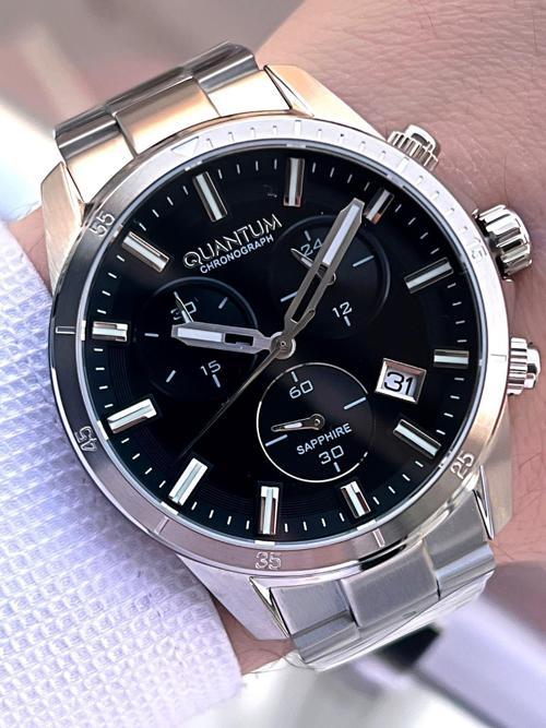 Sapphire Cam Çelik Kordon İç Kadran Fonksiyonları Aktif 10 Atm Erkek Kol Saati EPWG1159.350