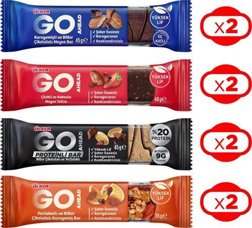 GO AHEAD Karma Paket Protein & Meyve Bar x 8 ADET