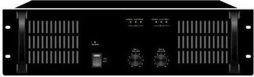 DPA 2500 - 2×500W, 100V & 8 Ohm, 1U Amfi