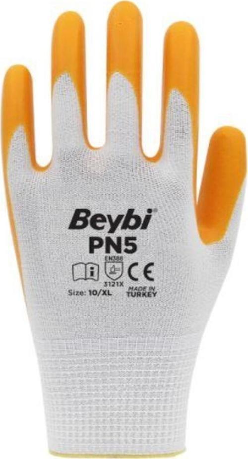 Pn5 Polyester Örme Nitril Iş Eldiveni 1 Çift