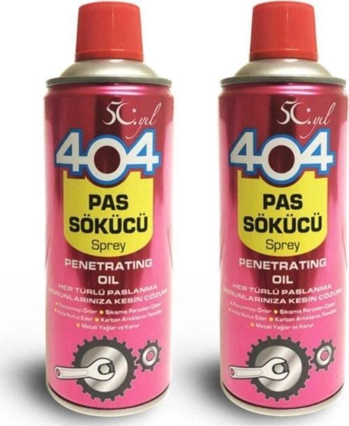 404 Pas Sökücü Sprey 400 Ml. 2 Adet