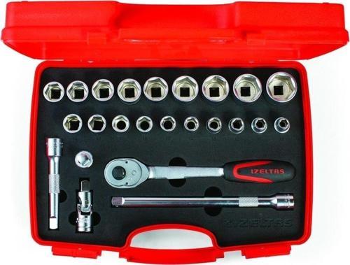 1/2" Altı Köşe Lokma Anahtar Takımı 24 Parça-1113002024
