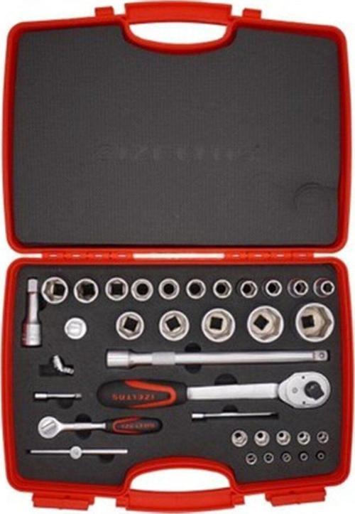 1/2"-1/4" Altı Köşe Lokma Takımı 35 Parça