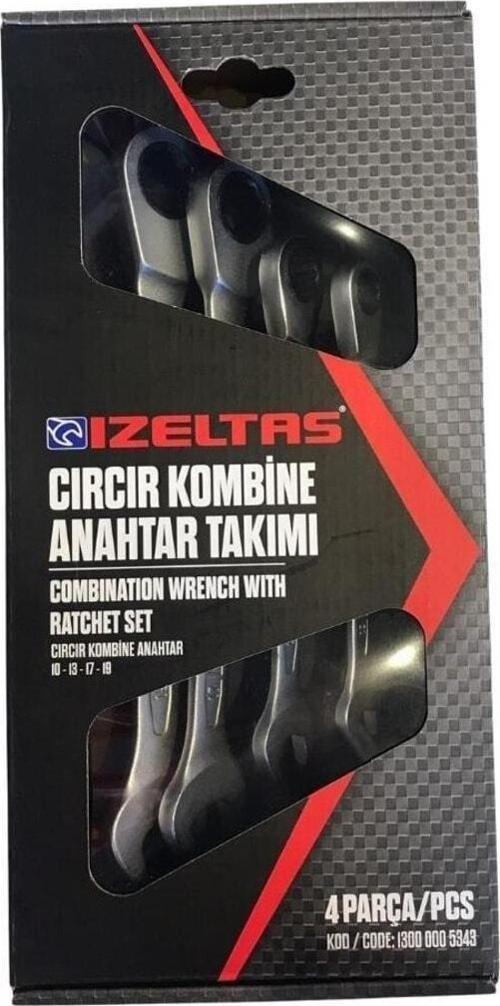 13000005343 Cırcır Kombine Anahtar Takımı 4 Parça