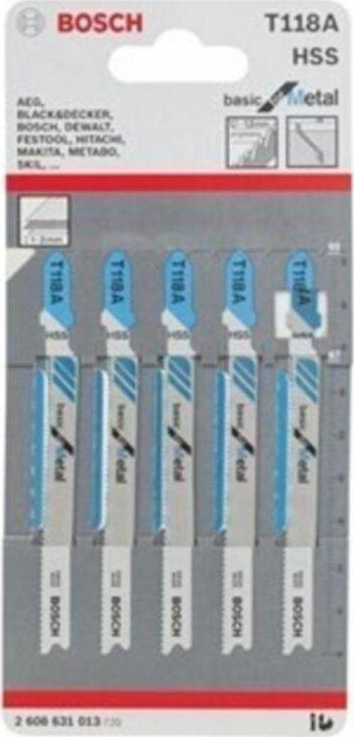 T 118 A Metalde Normal Kesim Için 5'Li Dekupaj Testere Bıçağı