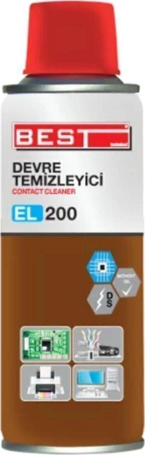 Best El-200 Devre Temizleyici Kontak Sprey Format Yağsız 200 Ml