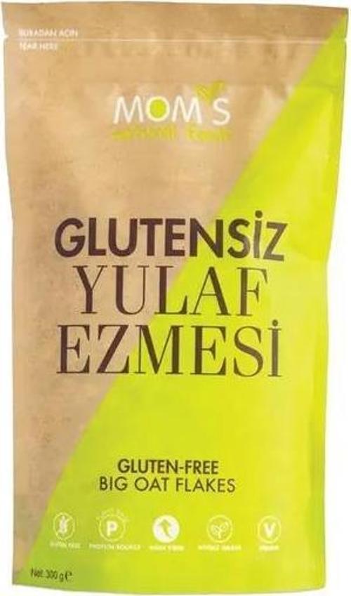 Mom's Natural Foods Glutensiz Yulaf Ezmesi 300 g e