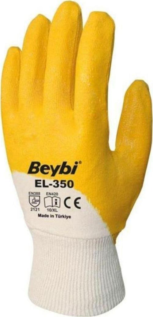 Kn350 El-350 Pamuk Astarlı Nitril Iş Eldiveni