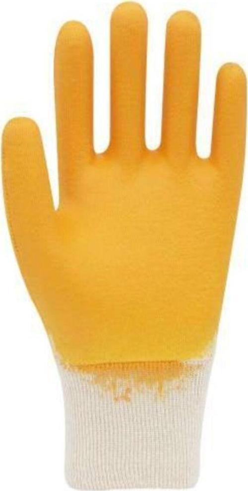Kn350 Nitril Sarı Iş Eldiveni 12 Çift - 10 Numara