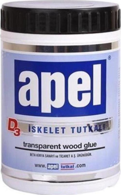 Apel D3 Şeffaf Iskelet Tutkalı Galon 4 Kg