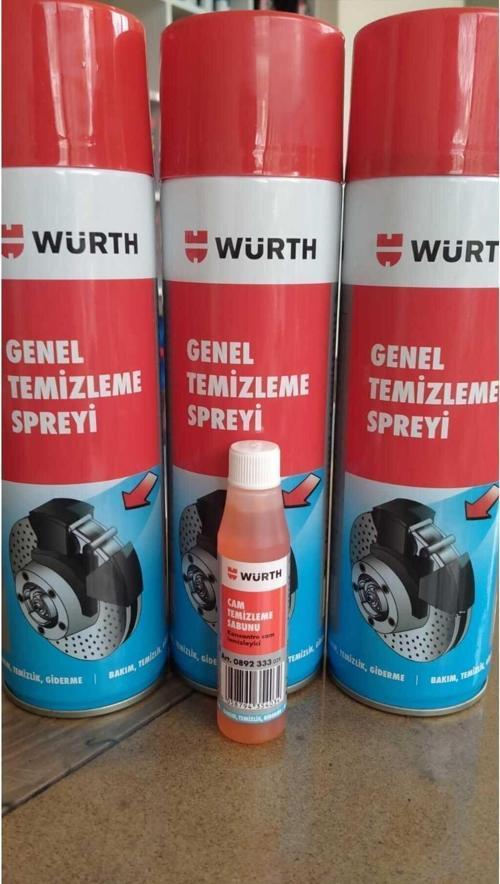Genel Temizleme Spreyi 500 Ml 3 Adet Ve Cam Temizleme Sabunu 32 Ml