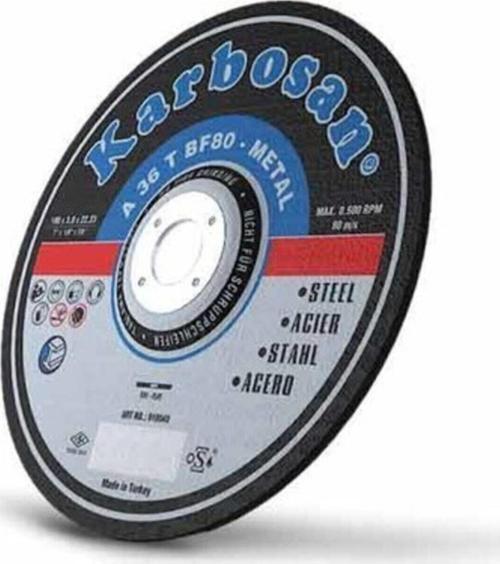 180'Lik Metal Kesme Taşı (10 Adet)