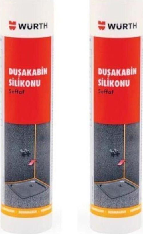 Tvet Duşakabin Silikonu Şeffaf 310 Ml 2 Li Paket