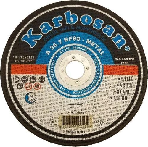 Metal Kesici Taş 180X3Mm 10 Ad.