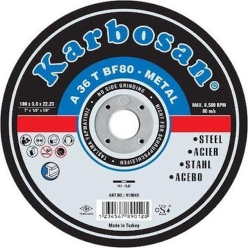 Metal Kesme Kesici 180X3X22 Mm 5 Adet
