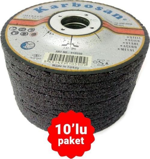 Metal Kesme Metal Çapak Alma Taşlama 115X6.4X22.23Mm - 10Lu Paket 2 Yıl 800 - 1200 Watt