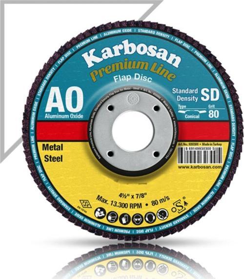 Metal Zımpara Flap Disk - 115 X 40 Kum