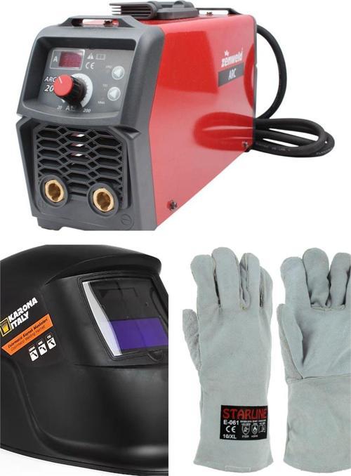 Arc 200S Kaynak Makinesi Kaynakçı Set