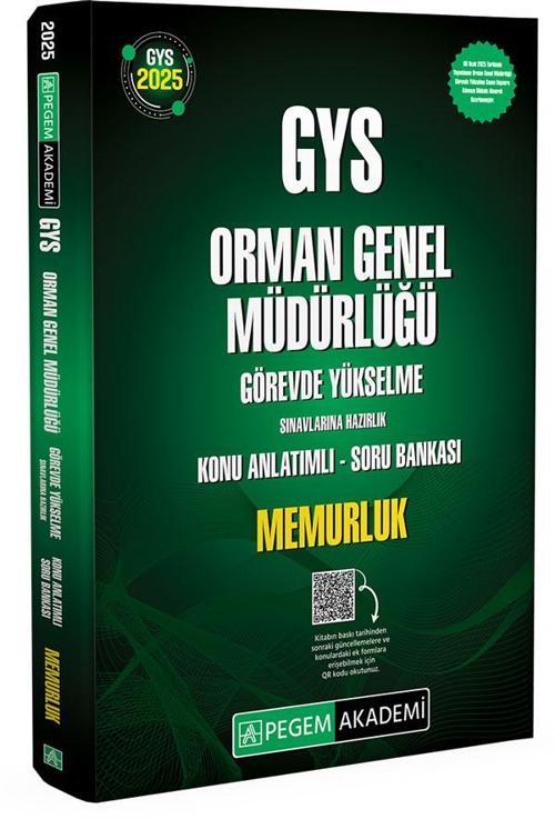 2025 GYS Orman Genel Müdürlüğü Görevde Yükselme Sınavlarına Hazırlık Konu Anlatımlı Soru Bankası - M