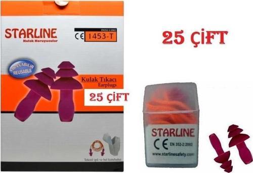 1453 T Tekstil Tipi Antialerjik Yıkanabilir Kulak Tıkacı X 25 Çift
