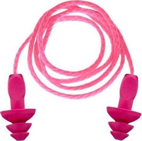 Çam Tipi Tekstil Ipli Plastik Kulak Tıkacı 1453T (50 Çift)