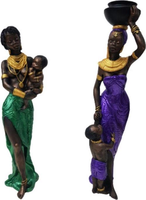 Ab Ev Dekorasyon 2Li Afrikalı Set