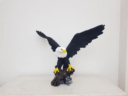 Kartal Kanatları Açık Kartal Dekor Biblo Heykel