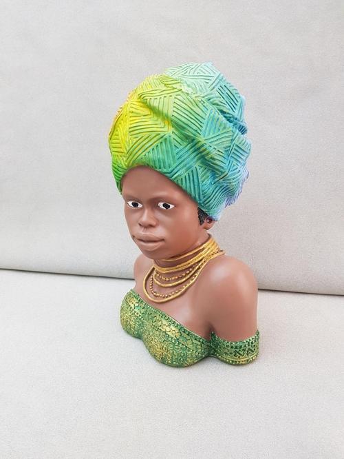 Afrikalı Kadın Biblo Dekor