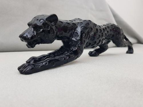 Panter Leopar Jaguar Parlak Siyah Dekor Hrykrl Biblo